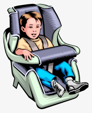 Car Seat Image Free - Boy Sitting In Car Seat #1052524