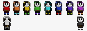 Shy Guy Colorations - Pixel Art #1052613