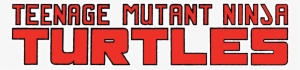 Teenage Mutant Ninja Turtles Logo Png - Teenage Mutant Ninja Turtles Comic Logo #1052654