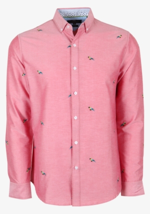 Embroidered Macaws Shirt - Shirt #1052681