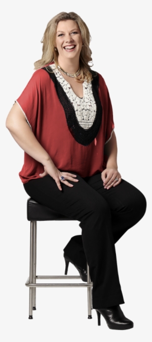 Woman Sitting On Chair Png #1052767
