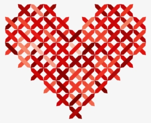 Cross-stitch Sewing Embroidery Drawing - Cross Stitch Clipart #1053041