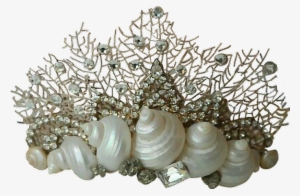 Mermaidcrown Mermaidlife Mermaid Seaside Crown Corona - Shell Crown Transparent Png #1053314