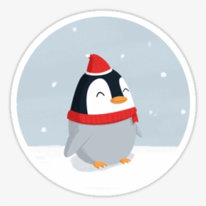 Christmas Penguin Redbubble Sticker - Christmas Day #1053522