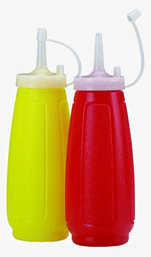 Applicator Bottle, 2 Pack, Mustard And Ketchup Bottles, - Ketchup #1053543