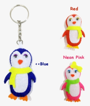 Christmas Penguin Felt Keychain - Christmas Day #1053838