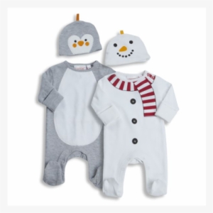 Babytown Premature Baby Christmas Sleepsuit & Hat #1053866