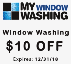 Window Washing Coupon Gutter Cleaning Coupon - Window Cleaner #1053997