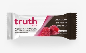Chocolate Dipped Raspberry Truth Bar - Truth Probiotic Bars #1054260