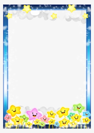 Frame Background, Page Borders, Borders And Frames, - Blue Border For Kids #1054390