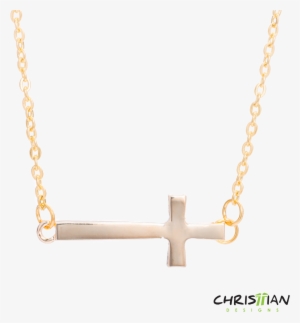 Horizontal Cross Necklace - Necklace #1054441