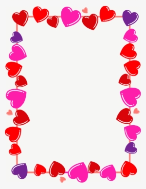 Valentine Clip Art Border - Valentines Day Border Clip Art - Free ...