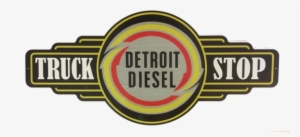 Detroit Diesel Metal Sign Free Postage - Retro Detroit Diesel Sign #1054844
