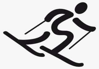 Download Skiing Png Image For Designing Projects - Alpine Skiing Olympic Symbol #1054942