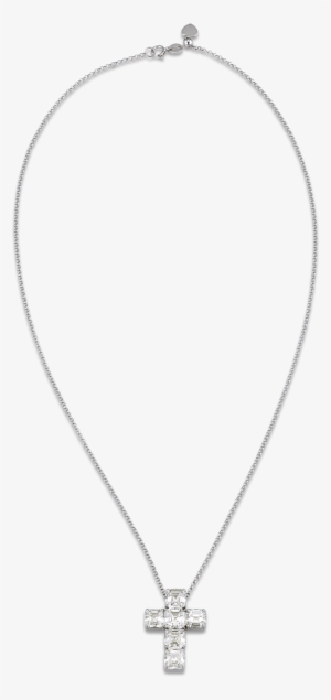 Diamond Cross Pendant, - Necklace #1055238