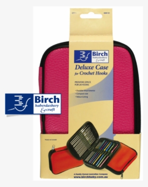 Crochet Hook Case - Birch Deluxe Crochet Hook Zipup Case #1055338