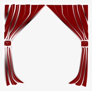 Curtains Clip Art At Clker - Clip Art #1055518