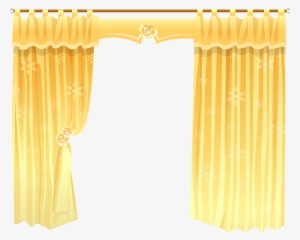 Curtain Clipart Transparent - Transparent Background Clipart Transparent Curtains #1055919