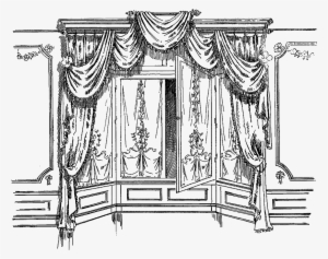 Drawing Monochrome /m/02csf Sketch - Drawing Curtain #1056901