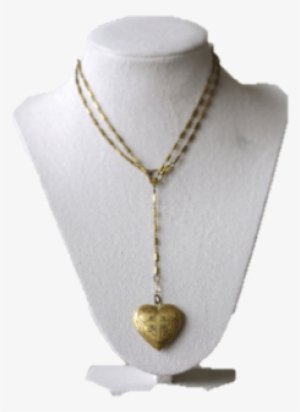 Heart With Cross Locket Pendant - Copper And Crystal Locket Nora Necklace #1057018