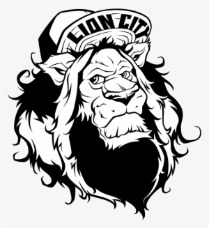 Vector Artwork Design Of Lion With Hat - Lion Art Design #1057047