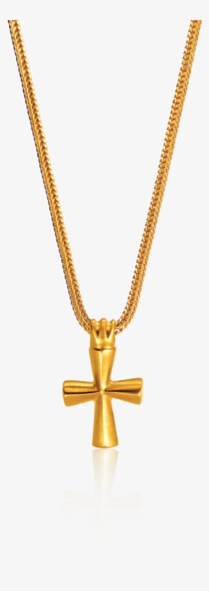 Cross Pendant In 18kt Yellow Gold - Cross Pendant #1057091