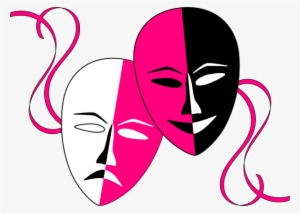 Theatre Masks Endowed Edit Clip Art At Clkercom Vector - Theatre Arts Symbol #1057290