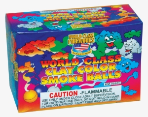 World Class Clay Color Smoke Balls- 8052530200216 - Smoke Balls Fireworks #1057521