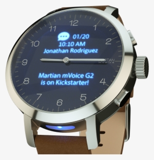 Creators Of The World's First Smartwatch With Voice, - スマート ウォッチ アナログ 針 #1057675