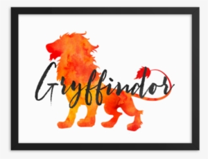 Gryffindor Hogwarts House Pride Art Print - Hogwarts School Of Witchcraft And Wizardry #1057895