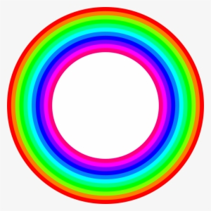 12 Color Rainbow Donut Clipart Png #1057934