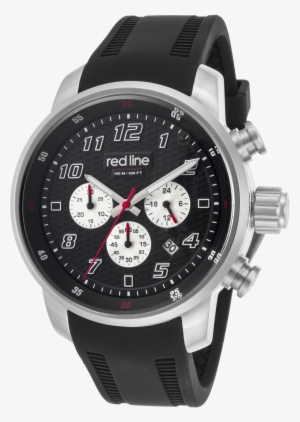 The Carbon Fiber Patterned Dial Features 60 Second, - Red Line Topgear Chronograph Mens Watch Rl-303c-01 #1058135