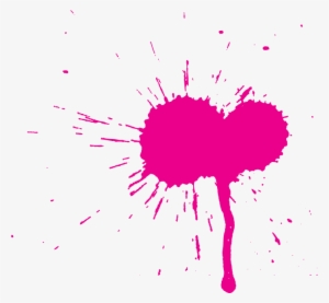 Splatter Png Images The - Pink Blood Splatter Transparent #1058404