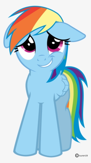 Kuren247, Embarrassed, Rainbow Dash, Safe, Simple Background, - Rainbow Dash #1058838
