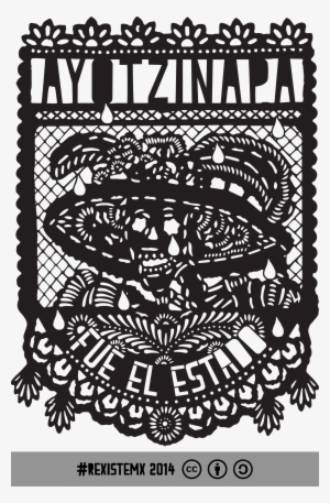 File - Lloracatrinallueverabia - Papel Picado Catrina Png #1058990