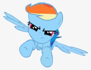 Rainbow Dash Flying Vector - Rainbow Dash Hoof #1059032