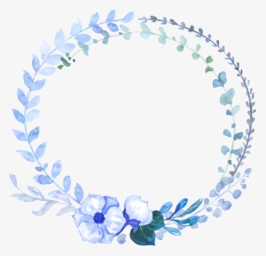 Jpg Royalty Free Stock Watercolor Painting Hand Painted - Blue Floral Watercolor Png #1059246