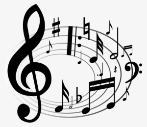 Sheet Music Clipart Images - Transparent Background Music Notes Png #1059815