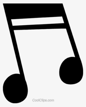 Nota Musical Libres De Derechos Ilustraciones De Vectores - Notas Musicais Vetor Png #1060078