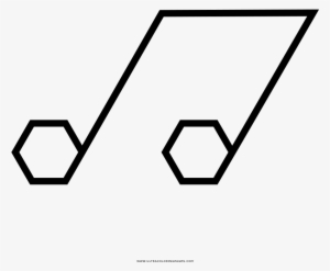 Dibujo De Notas Musicales Para Colorear - Drawing #1060317