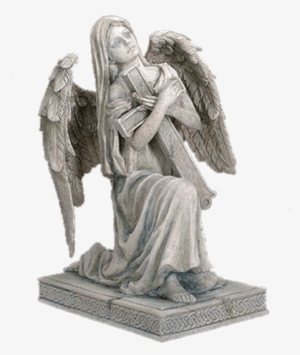 Lofiel Angel Statue Sc - Kneeling Angel Cross Statue #1061020