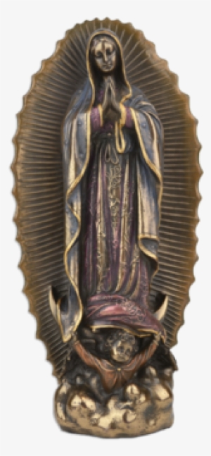 Christian Sculpture Bronze Life Size Fatima With Little - Veronese Our Lady Of Guadalupe #1061222