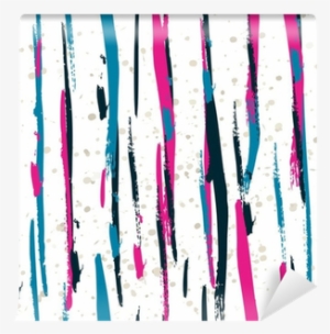 Seamless Watercolor Pattern With Colorful Vertical - Watercolor Painting #1061870