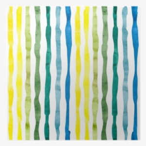 Watercolor Stripped Background - Child Art #1061905