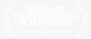 Bfi Flare 2018 Officialselection Logo Neg - White Colour Dp For Whatsapp #1061907