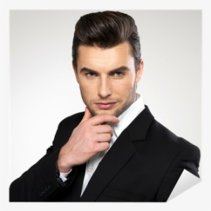 Fashion Young Businessman In Black Suit Sticker • Pixers® #1062487