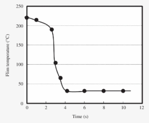 Figure1 Film Temperature Profile During The Melt Casting - Plot #1062638