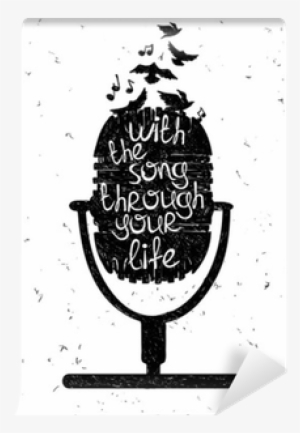 Microphone Silhouette Png Download #1063261