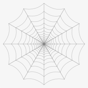 Halloween Spider Web Clipart Black And White Techflourish - Spider Web Clipart White #1063893