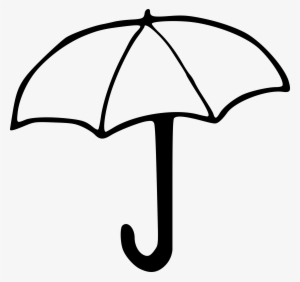 Clipart Umbrella Watercolor - Drawing Image Of Umbrella #1063924